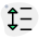 Text line spacing gap document-format alignment tool icon