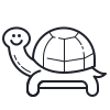süße Schildkröte icon