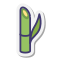 stickers style sugarcane icon