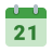 color style settimana di calendario21 icon