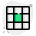 boîtes-carrées-externes-cell-mesh-design-template-layout-grid-green-tal-revivo icon
