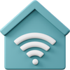 3d sugary style smart home icon