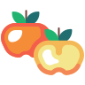 externe-Kaki-fruit-goofy-flat-kerismaker icon