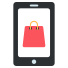 Bolsa de compras móvil icon