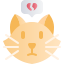 Cat Broken Heart icon