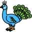 Pavo real icon