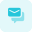 Online mail conversation icon