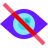 color glass style invisible icon