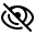 puffy outline style unsichtbar icon