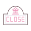 closed sign icon