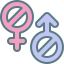 Male and Female Symbols icon