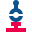stencil style beer pump icon