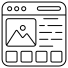 paisagem da web icon
