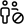 Practicing social distancing more than one person cannot stand together icon