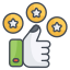 top rating icon