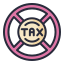 No Taxes icon