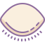 cute color style 닫힌 눈 icon