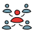 doodle style contact tracing icon
