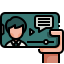 ビデオ通話 icon