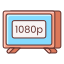 périphérique-tv-externe-flaticons-lineal-color-flat-icons icon