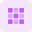 boîtes-carrées-externes-cell-mesh-design-template-layout-grid-tritone-tal-revivo icon