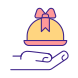 chef prepared meal icon