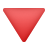 红色三角形尖头向下表情符号 icon