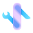 glassmorphism style 스위스 군용 나이프 icon