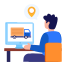 delivery tracking icon