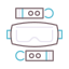 vr 안경 icon