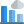 Bar chart infographics on the cloud network icon