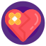 external-Wounded-Heart-world-heart-day-smashingstocks-circular-smashing-stocks icon