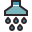 retro style 샤워 icon