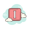 cloud style 입시 icon