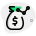 Point dotted analitical result for financial data icon