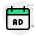 pubblicità-esterna-visualizzata-sul-calendario-per-programmazione-e-promemoria-pubblicità-verde-tal-revivo icon