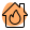 House damage protection plan isolated on white background icon
