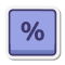 chave percentual icon