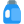 Liquid detergent jar for less bubbly wash icon