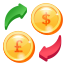 Cambio valuta icon