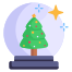 外部-スノーグローブ-クリスマス-スマッシングストック-フラット-スマッシング-ストック icon