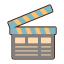 Clapperboard icon