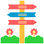 poteau indicateur icon