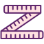 外部胶带缝纫 Flaticons 线性颜色平面图标 icon