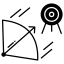 bow and arrow icon