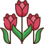 tulipanes-externos-primavera-otros-bzzricon-studio icon