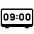 badges style 09:00 icon