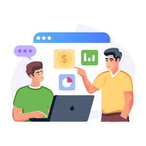 financial statistics icon