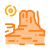 rocky landscape icon