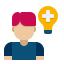 positive thinking icon